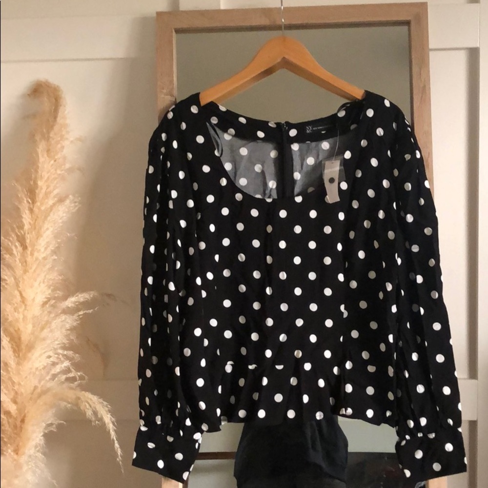 Polka dot top